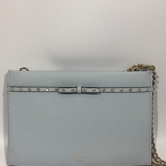 Kate Spade Elliott Street Mini Sima Shimmer Blue - Picture 10 of 14